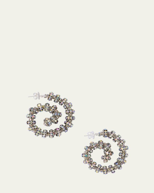 Spiral Hoop Earrings